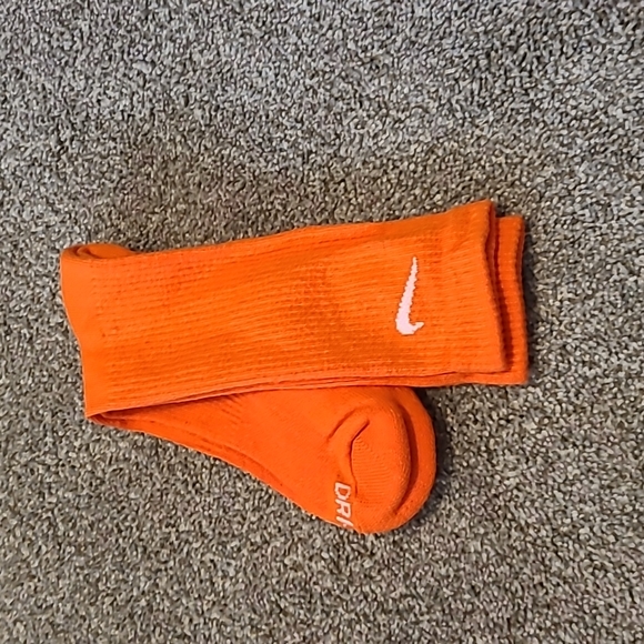 Nike Underwear & Socks Nike Crew Socks Orange Mens Large Poshmark